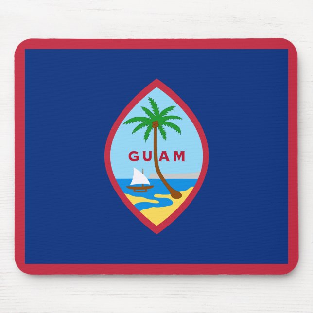 Guam Flag Mouse Pad (Front)
