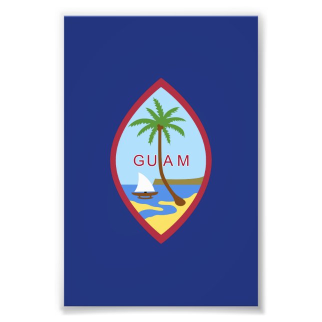 Guam flag photo print (Front)