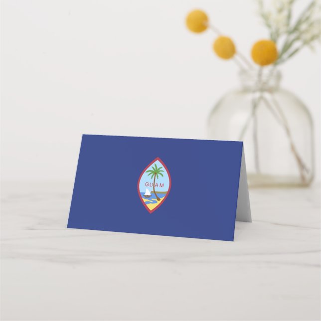 Guam flag place card (Front)