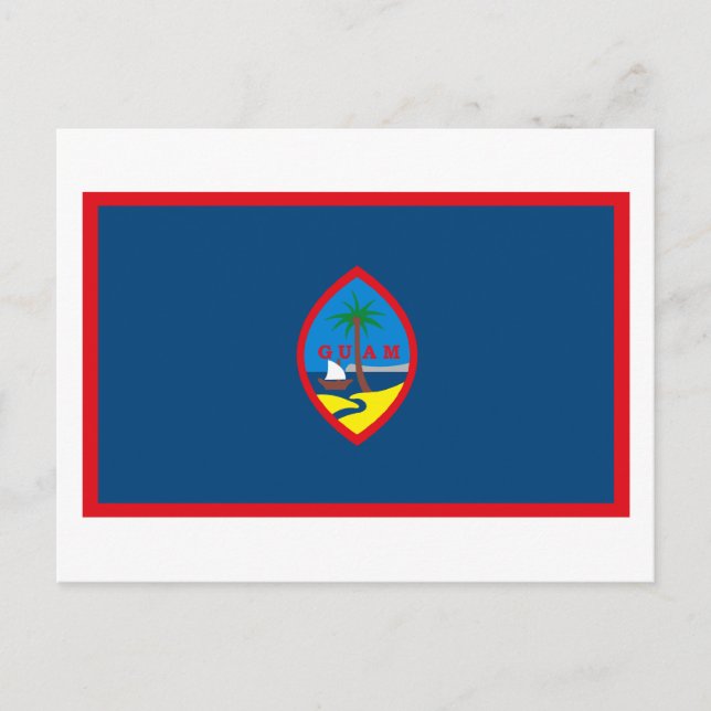 Guam Flag Postcard (Front)