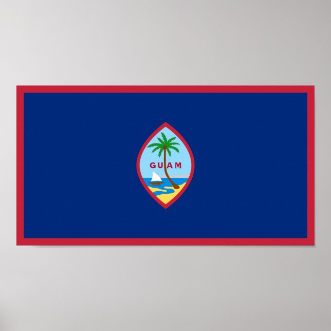 Guam Flag Poster (Front)