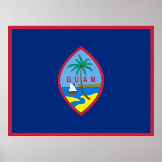 Guam Flag Poster (Front)