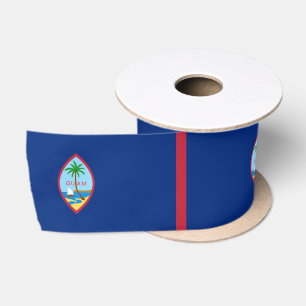 Guam Flag Satin Ribbon