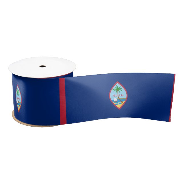Guam Flag Satin Ribbon (Spool)