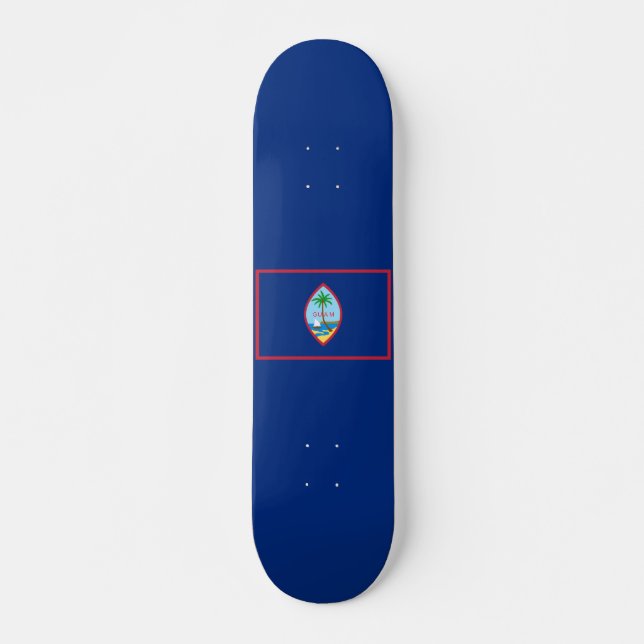 Guam flag  skateboard (Front)