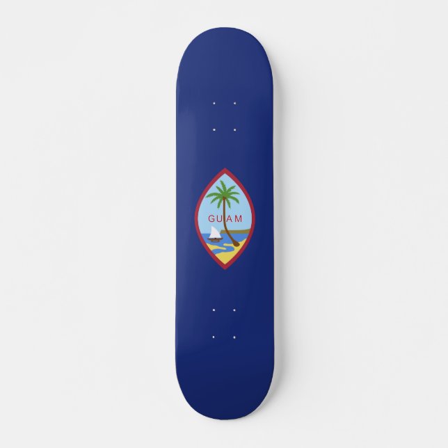 Guam flag skateboard (Front)