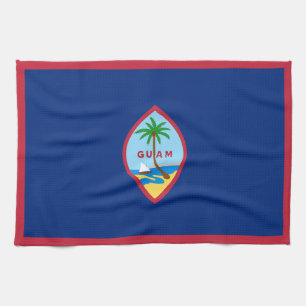 Guam Flag Tea Towel
