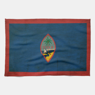 Guam Flag Tea Towel