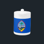 Guam Flag Teapot<br><div class="desc">Elegant Teapot with Flag of Guam. United States of America. This product its customisable.</div>