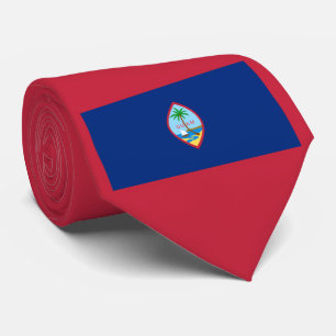 Guam Flag Tie