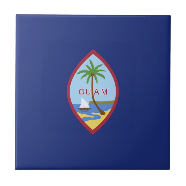 Guam flag tile (Front)