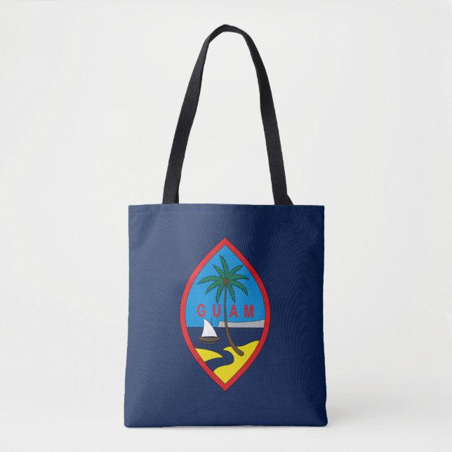 Guam Flag Tote Bag (Front)