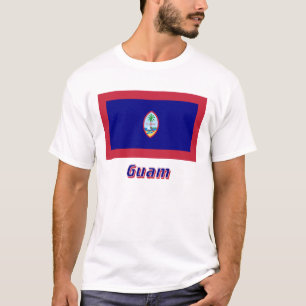 Guam Flag with Name T-Shirt