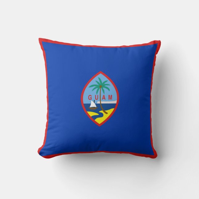 Guam Flag x Flag Pillow (Front)