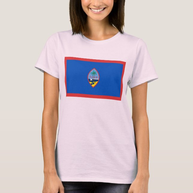 Guam Flag x Map T-Shirt (Front)