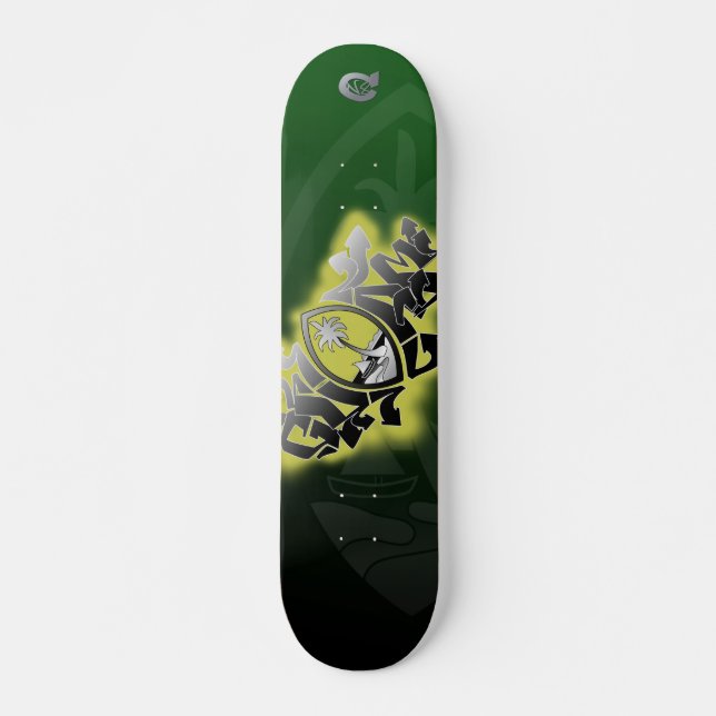 Guam Graffiti Deck II Skateboard (Front)
