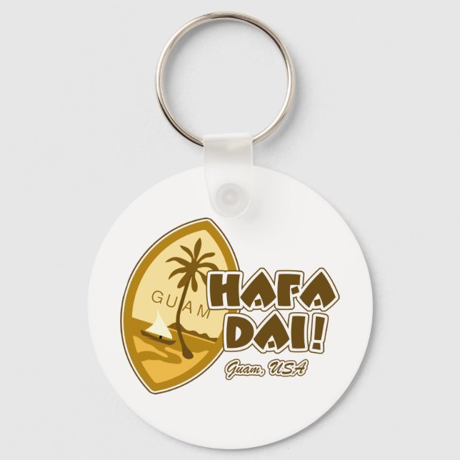 Guam Hafa Dai Key Ring (Front)
