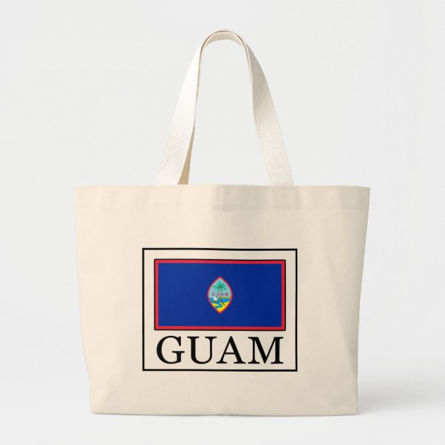 Guam Large Tote Bag (Front)