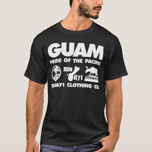 GUAM RUN 671 Pride of the Pacific T-Shirt (Front)