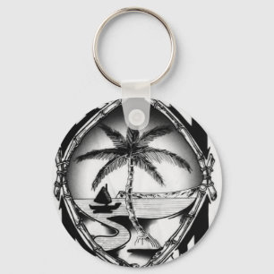 Guam seal clothing and accessories key ring