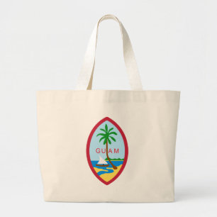 Guam Seal GU Large Tote Bag