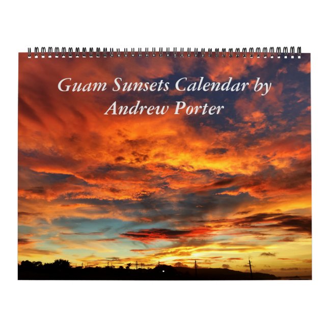 Guam Sunsets 12 Month Calendar (Cover)