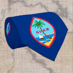 Guam Tie, business fashion USA, Guamanian Flag Tie<br><div class="desc">Neck Tie: Patriotic Guamanian Flag fashion and Guam business design USA - love my country,  office wear,  travel,  national patriots / sports fans</div>
