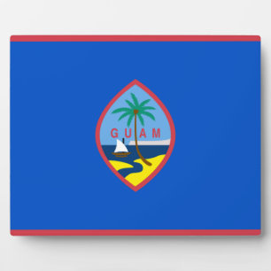 Guamanian Flag Plaque