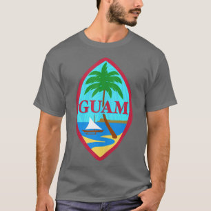 GuamMen WomenGuam Flag Chamorro Guamanian Gift 123 T-Shirt