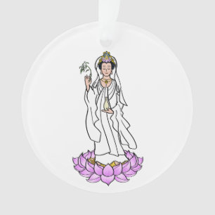 Guan Yin Bodhisattva on Lotus  Ornament