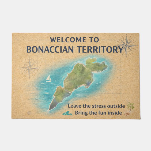 Guanaja Bonaccian Territory Welcome Mat (Front)