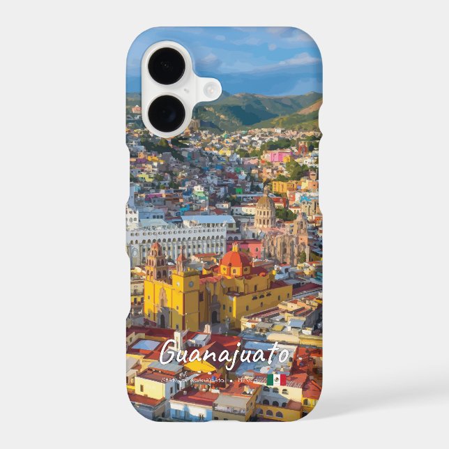 Guanajuato, Mexico - Colourful Cityscape (Back)