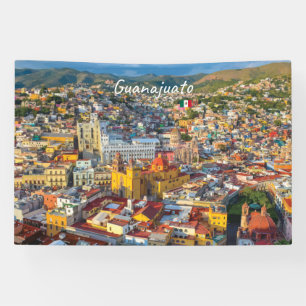 Guanajuato, Mexico - Colourful Cityscape Banner