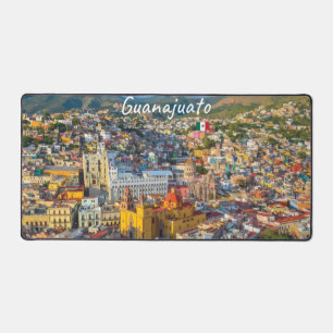Guanajuato, Mexico - Colourful Cityscape Desk Mat