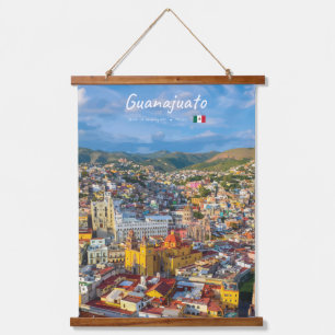 Guanajuato, Mexico - Colourful Cityscape Hanging Tapestry