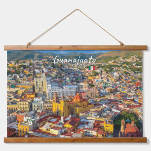 Guanajuato, Mexico - Colourful Cityscape Hanging Tapestry