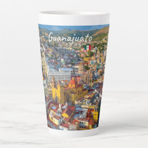 Guanajuato, Mexico - Colourful Cityscape Large Latte Mug