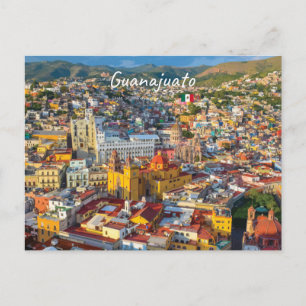 Guanajuato, Mexico - Colourful Cityscape Postcard
