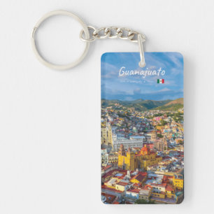 Guanajuato, Mexico - Colourful Cityscape Slim Key Ring