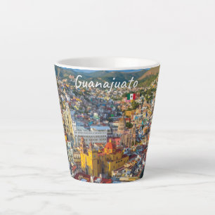 Guanajuato, Mexico - Colourful Cityscape Small Latte Mug