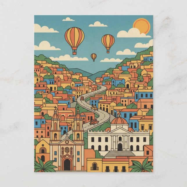 Guanajuato Mexico Postcard (Front)