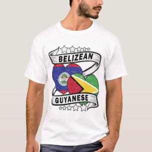 Guanese And Belizean Flag T-Shirt
