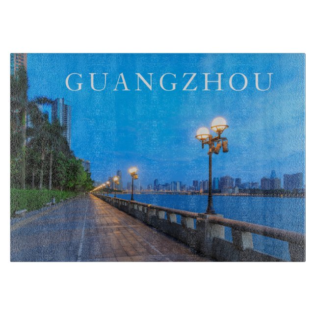 Guangzhou City waterfront Cutting Board (Front)