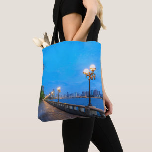 Guangzhou City waterfront Tote Bag