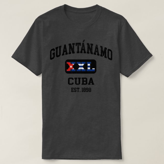 Guantanamo Cuba XXL Athletic design T-Shirt (Design Front)