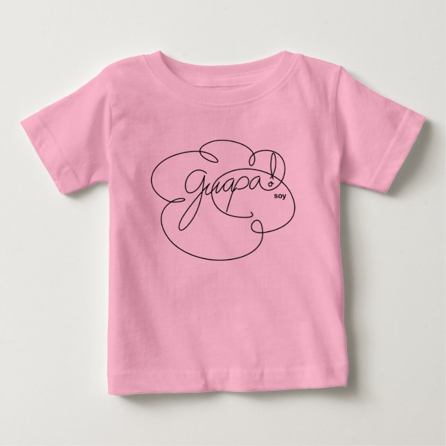 GUAPA soy - Bold CloudS Baby T-Shirt (Front)