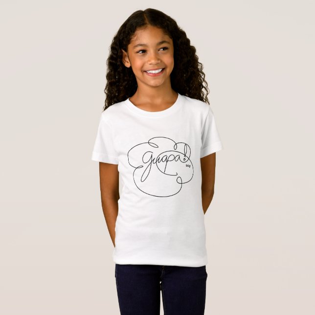 GUAPA soy - Bold CloudS T-Shirt (Front Full)