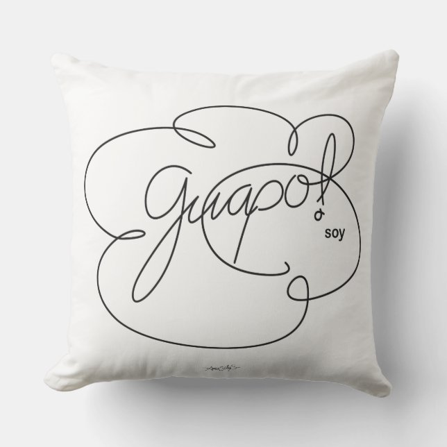 GUAPO soy - Bold CloudS Outdoor Cushion (Front)
