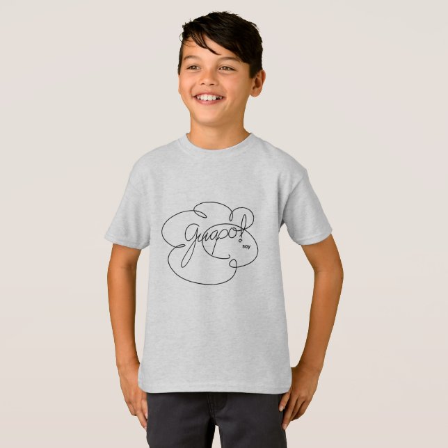 GUAPO soy - Bold CloudS T-Shirt (Front Full)