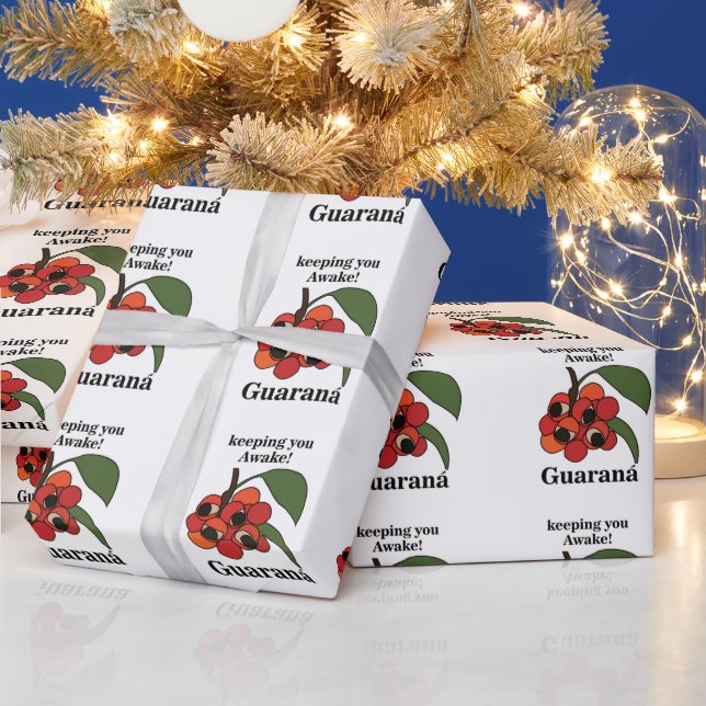 Guarana Plant Botanical Wrapping Paper (Holidays)